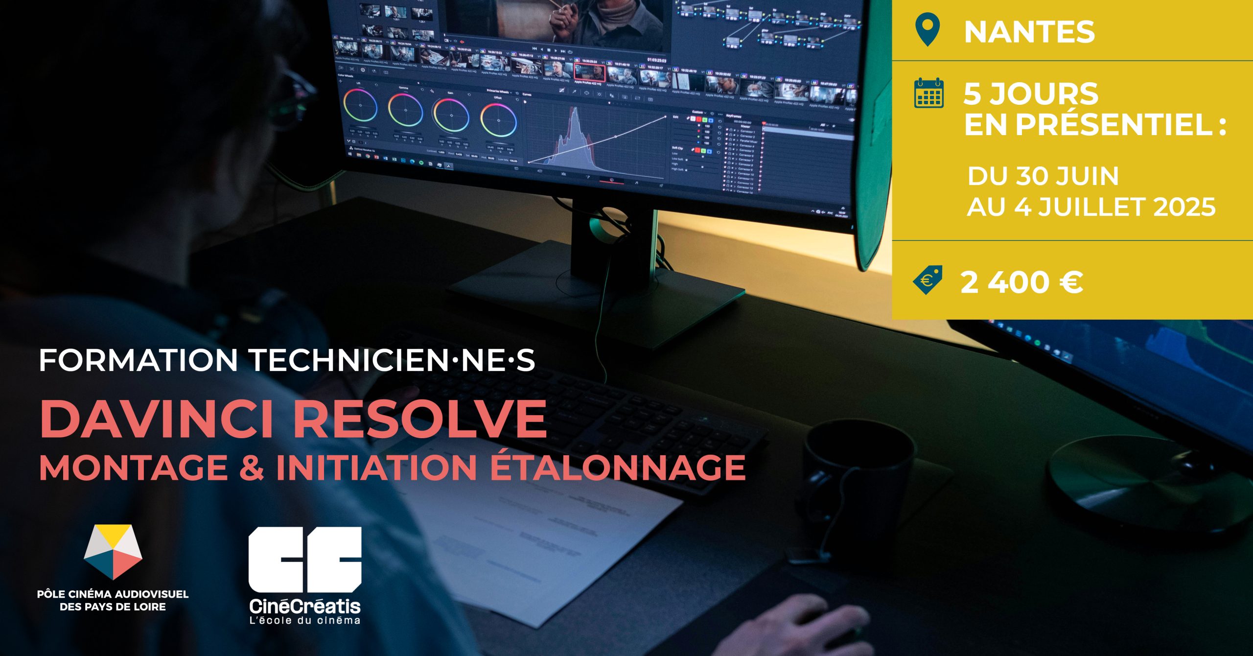 FORMATION TECHNICIEN·NE·S – DaVinci Resolve