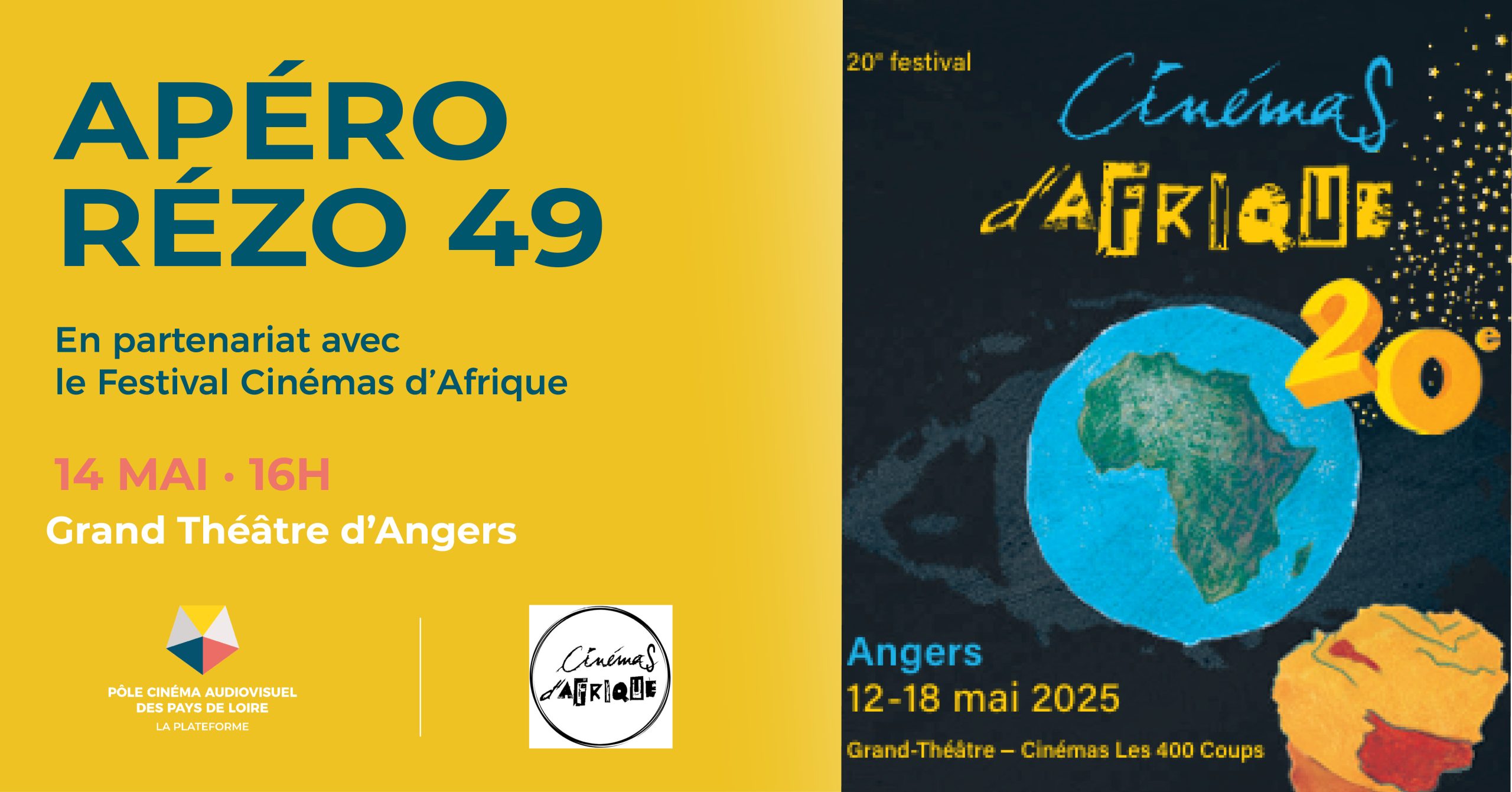 Apéro Rézo 49 - Festival Cinémas d'Afrique