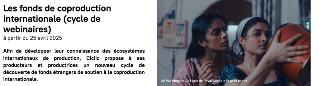 CICLIC – Webinaires pour les producteur·rice·s
