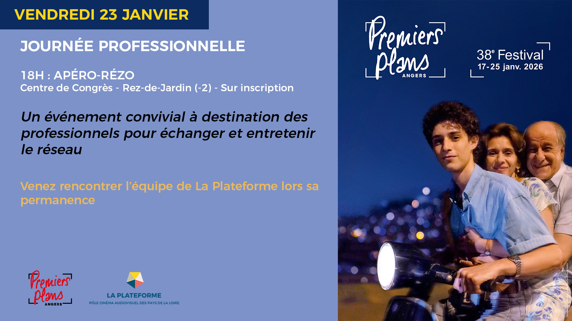 PREMIERS PLANS - Apéro Rézo et Permanence de La Plateforme